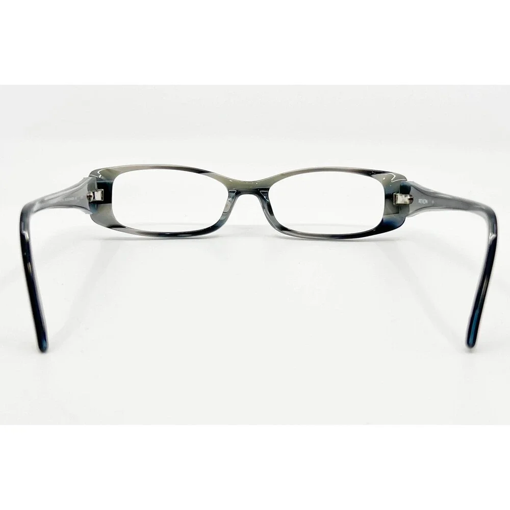 Revlon Eyeglasses Womens Black Rhinestone Accents Rectangular Frames 50-16-135